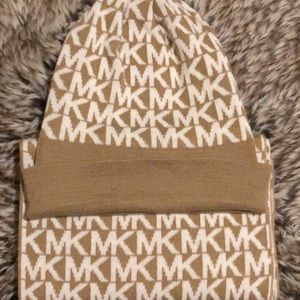 Michael Kors hat and scarf set